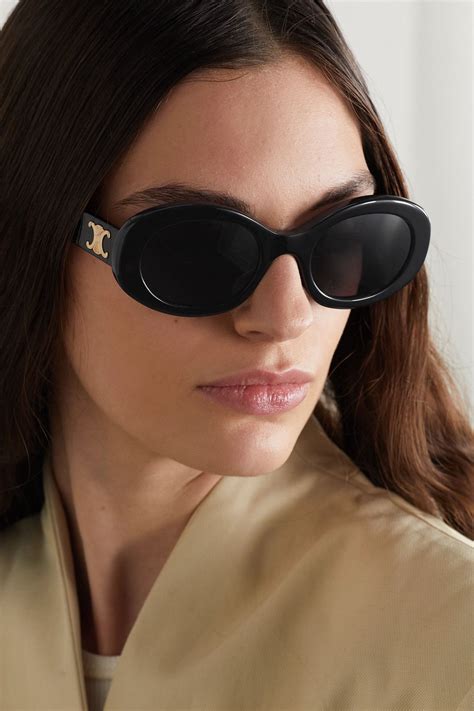 celine triomphe sunglasses celebrity|CELINE Eyewear .